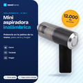 Mini aspiradora inalámbrica de mano Nova Home de 12.000 Pa para carro y hogar